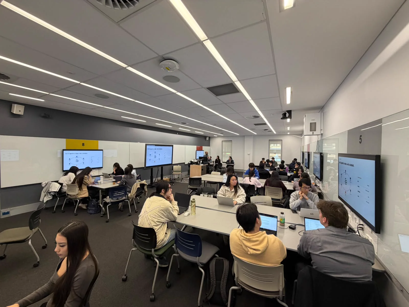 Arafat Tehsin leading a practical AI agents, GitHub Copilot and OpenAI Codex session at UNSW